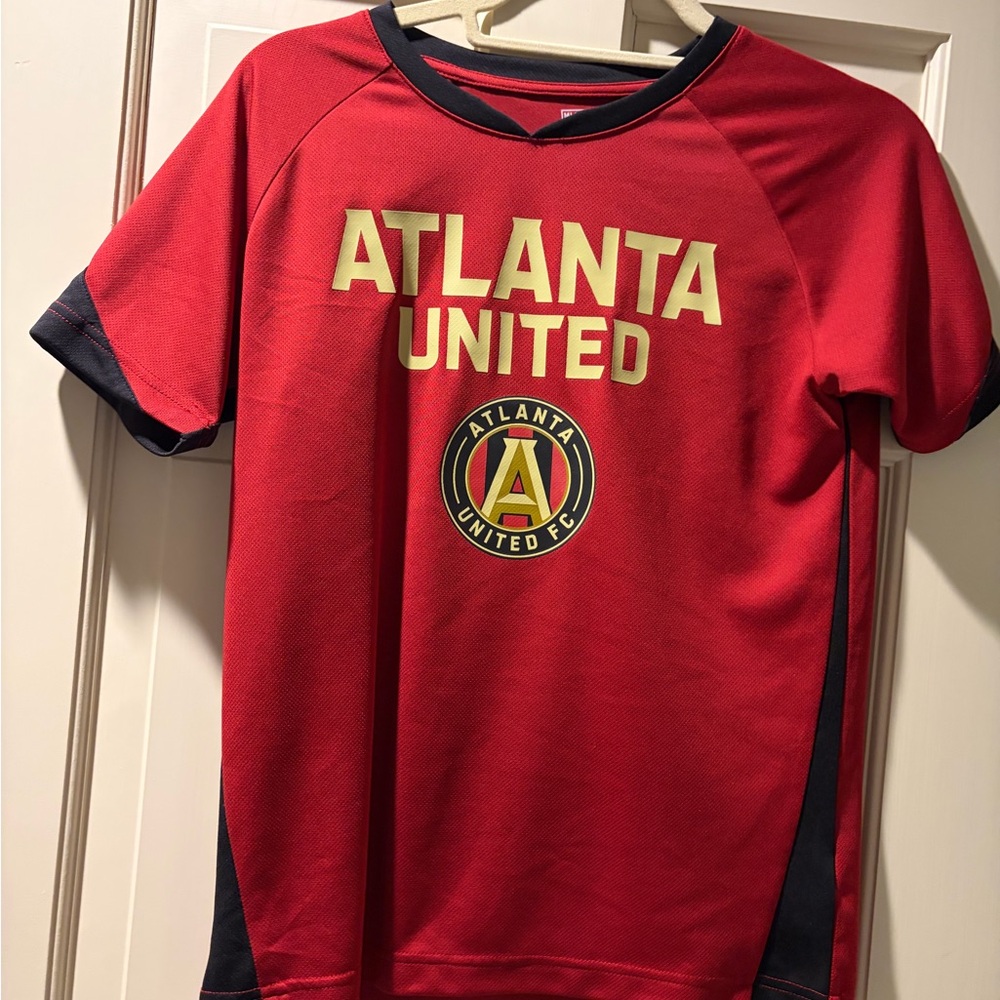 MLS Atlanta United Kids' Red Shirt Jersey, Size Youth Large 12/14